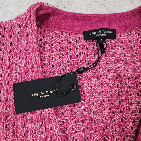 rag & bone Pink Knit Cardigan - Picture 9 of 10